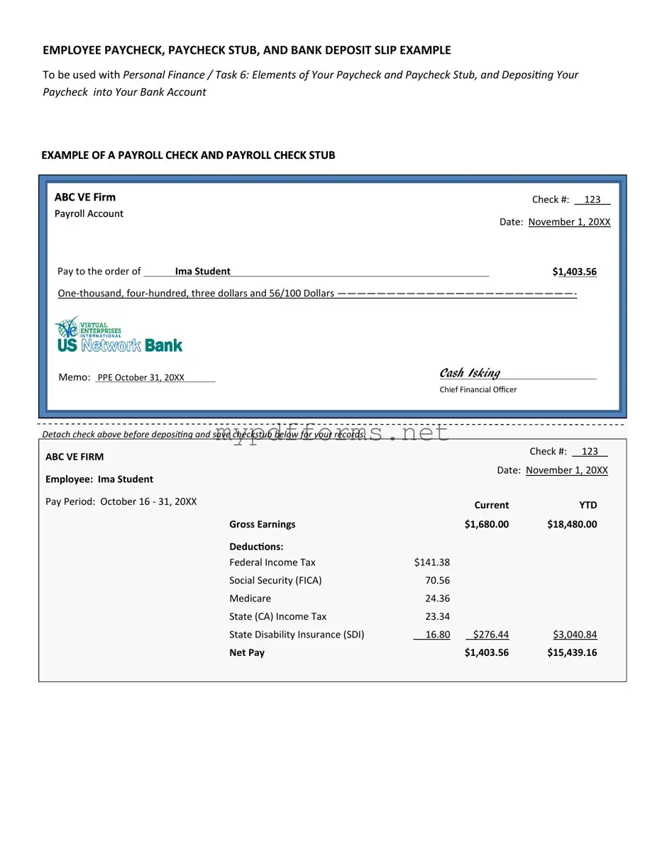 Get Payroll Check Form in PDF