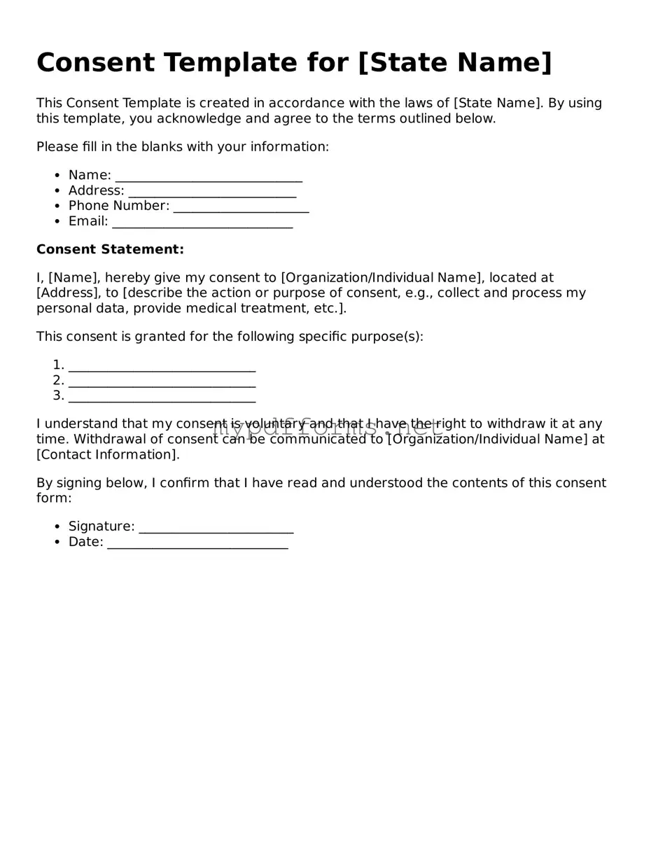 Consent Template
