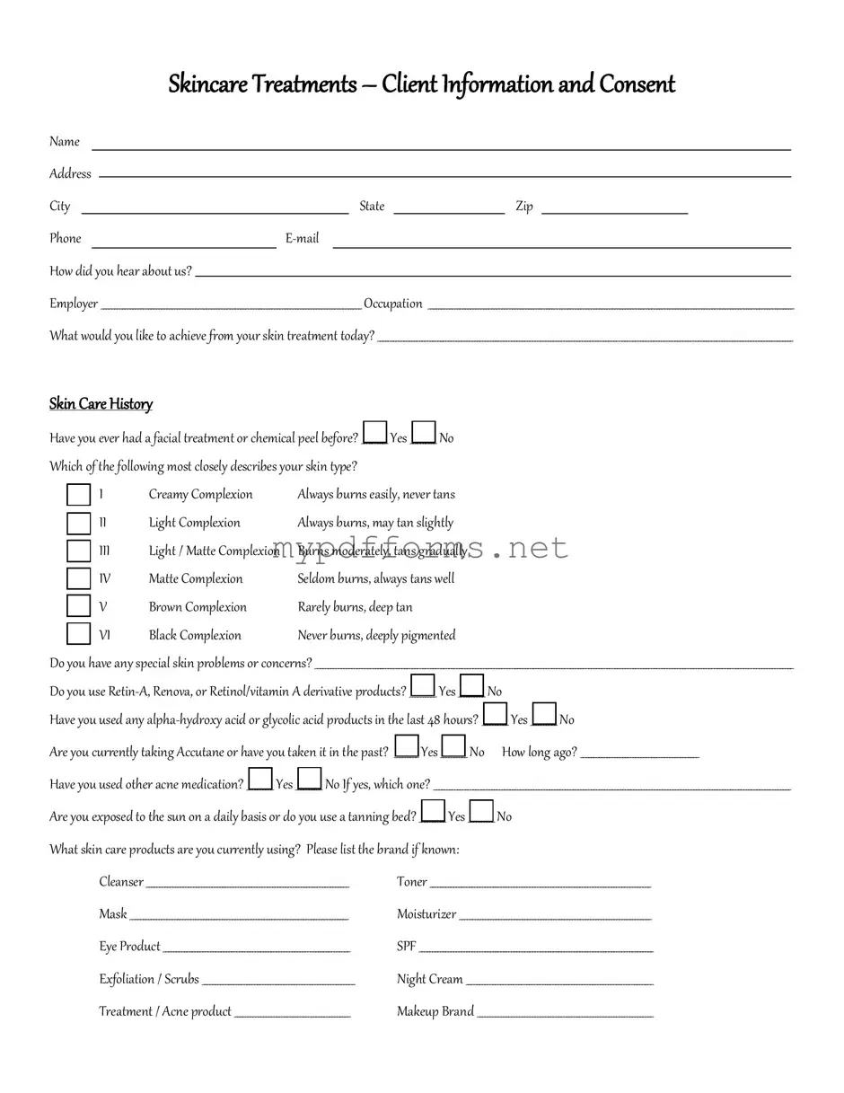 Get Facial Consent Form in PDF