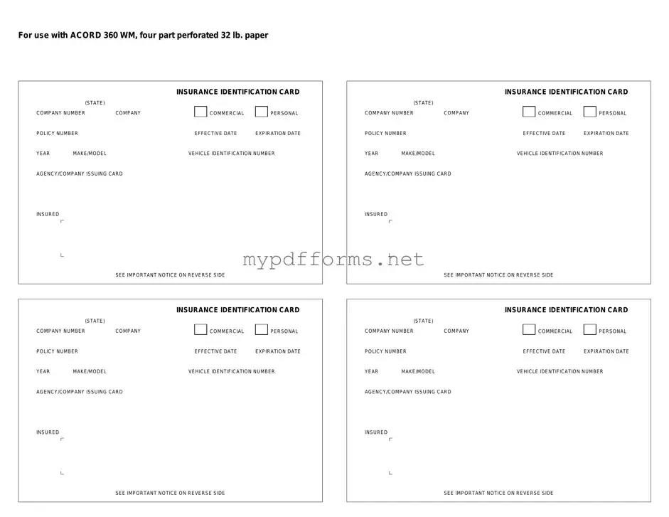 Get Acord 50 WM Form in PDF