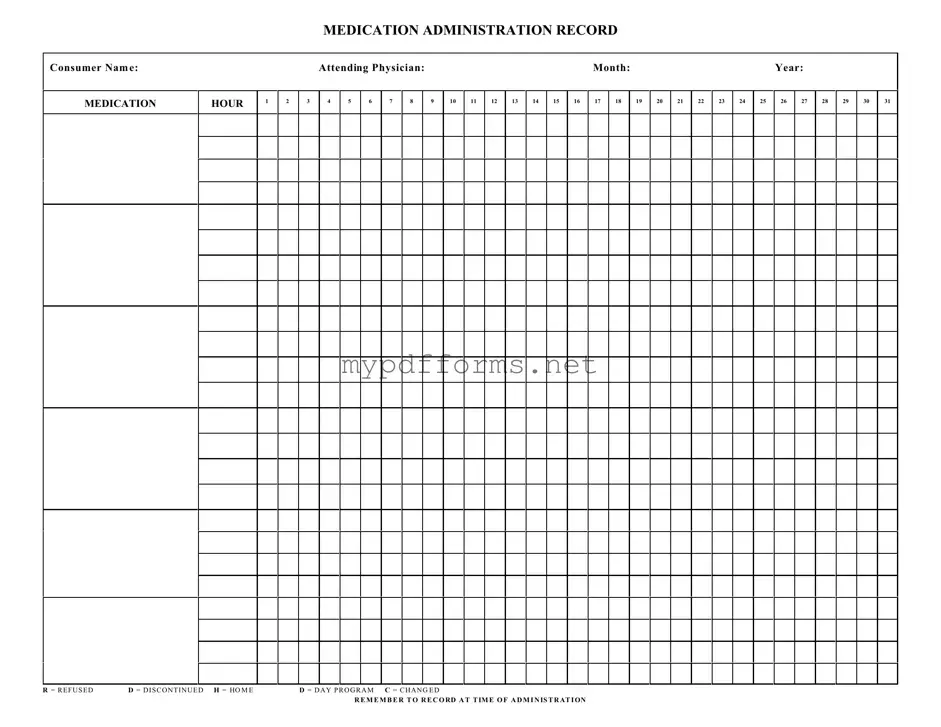 Get Medication Administration Record Sheet Form in PDF