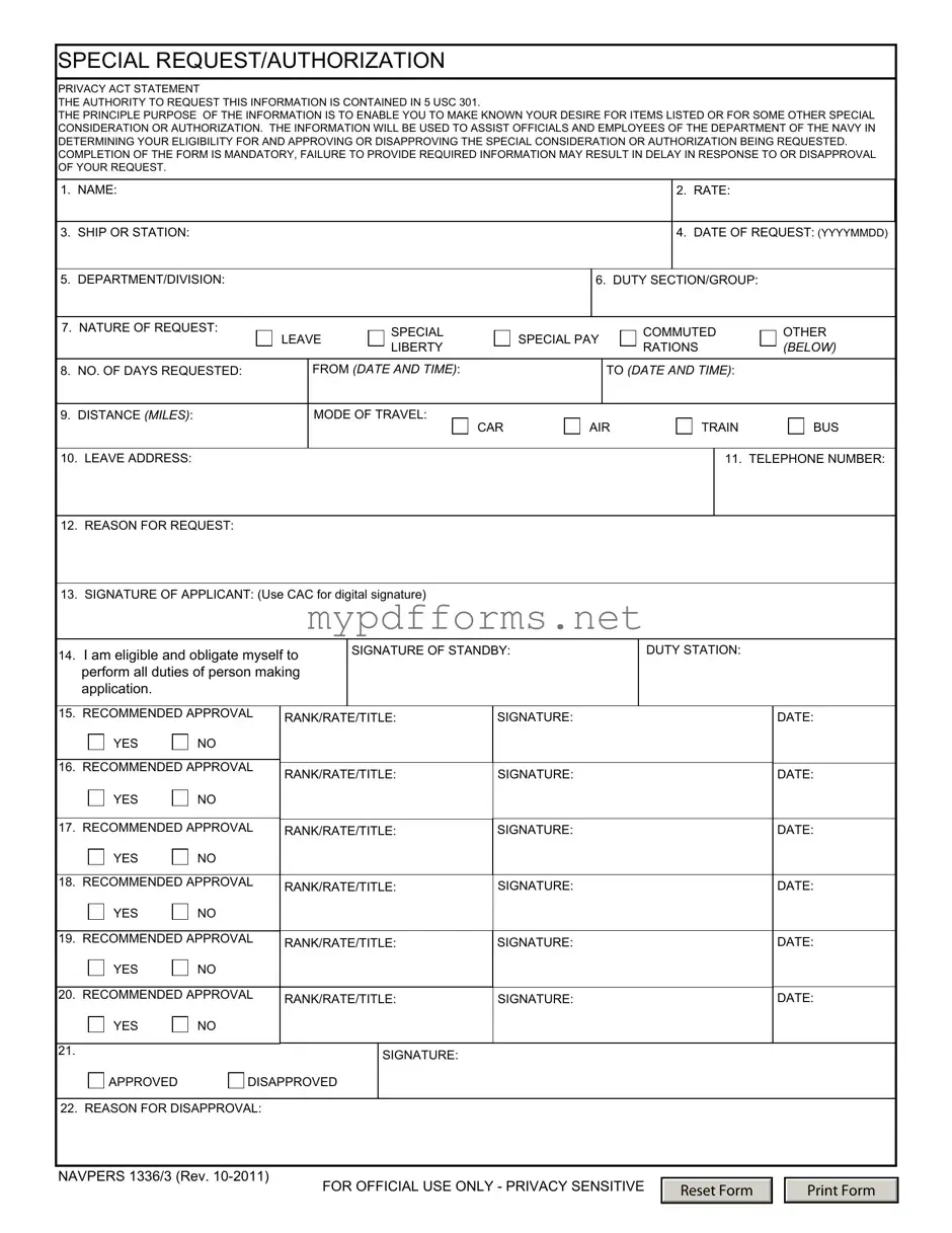 Get Navpers 1336 3 Form in PDF