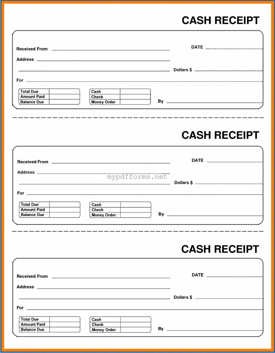 Get Cash Receipt Form in PDF