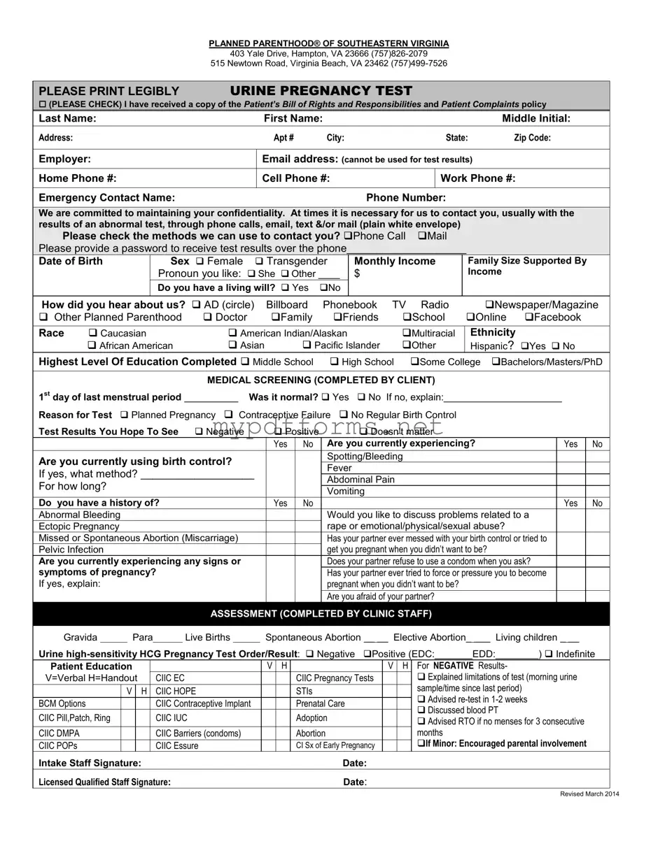 Get Planned Parenthood Proof Form in PDF