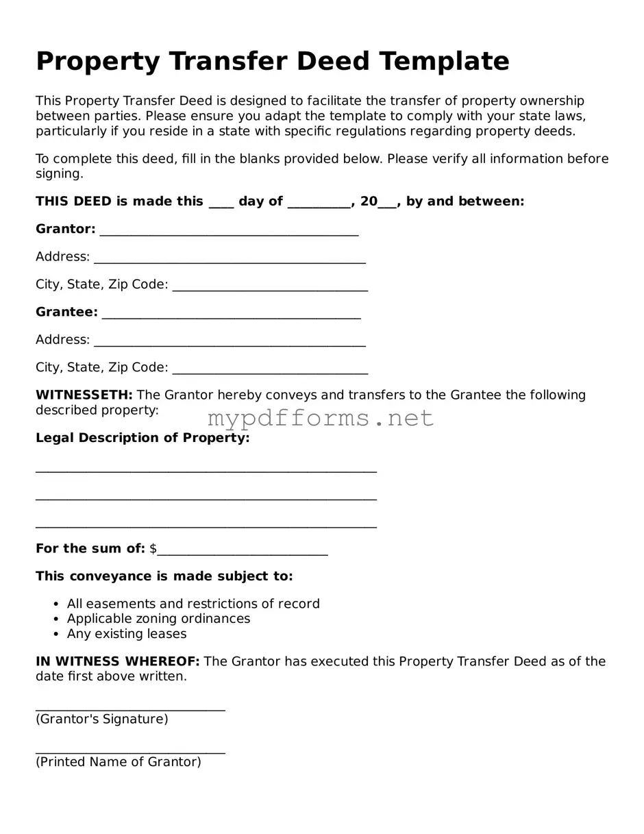 Deed Template