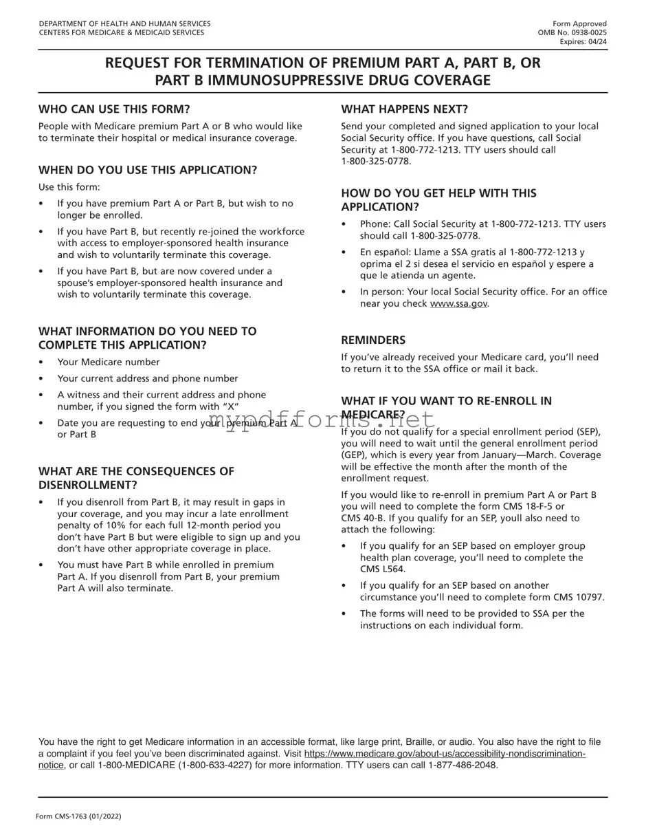 Get CMS-1763 Exp Form in PDF