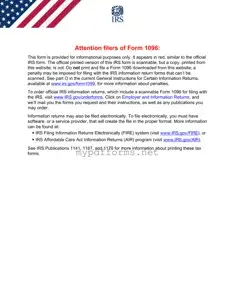 Get IRS 1096 Form in PDF