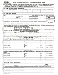 Get California Fotm Reg 262 Form in PDF
