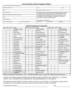 Get Dot Vehicle Inspection Form in PDF