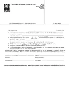 Get Fl Dr 312 Form in PDF