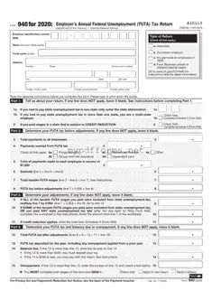 Get IRS 940 Form in PDF
