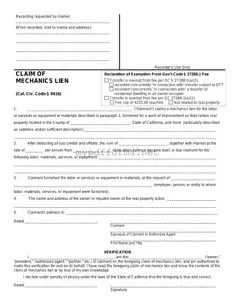 Get Mechanics Lien California Form in PDF