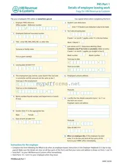 Get P 45 It Form in PDF