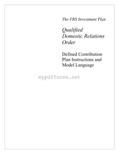Get Qdro Form in PDF