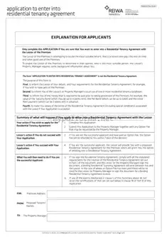 Get Reiwa Tenancy Application Form in PDF