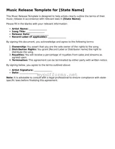 Music Release Template