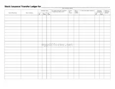 Get Stock Transfer Ledger Form in PDF
