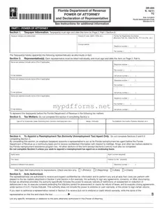 Get Tax POA dr 835 Form in PDF