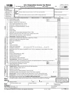 Get IRS 1120 Form in PDF
