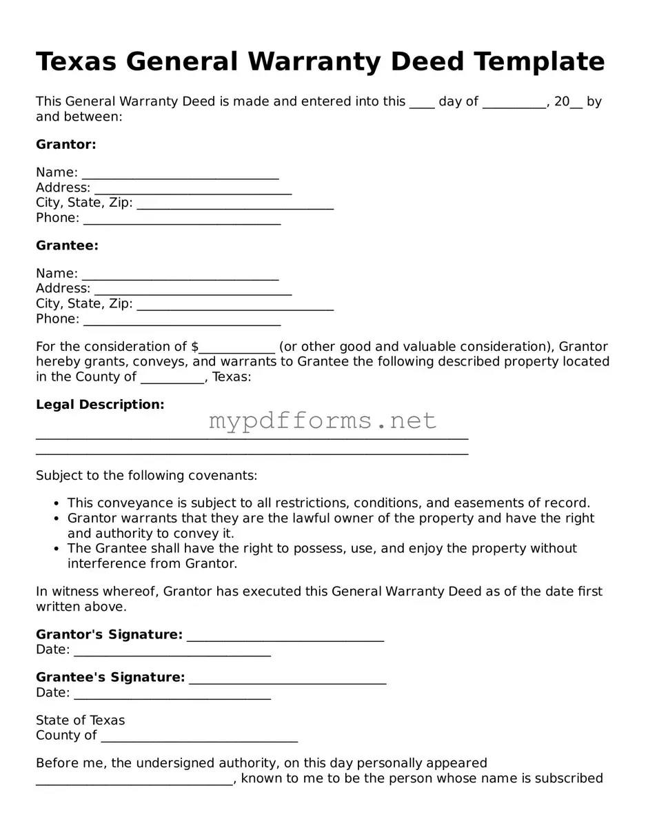 Attorney-Verified  Deed Document for Texas